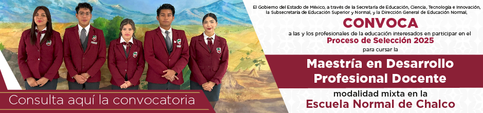 Maestria Chalco Convocatoria